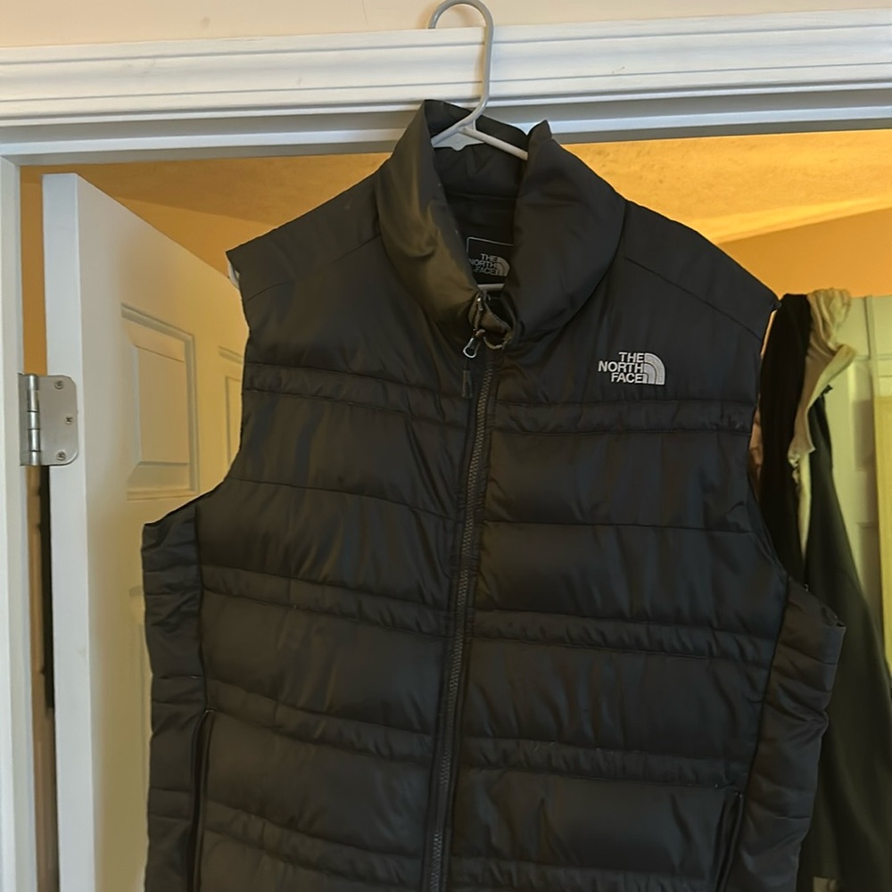 North Face Puffer Vest, Black, Warm